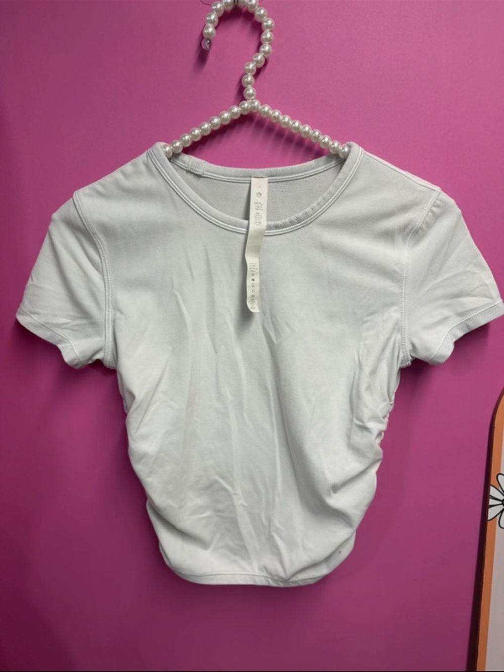 Lululemon ruched side tee size 2